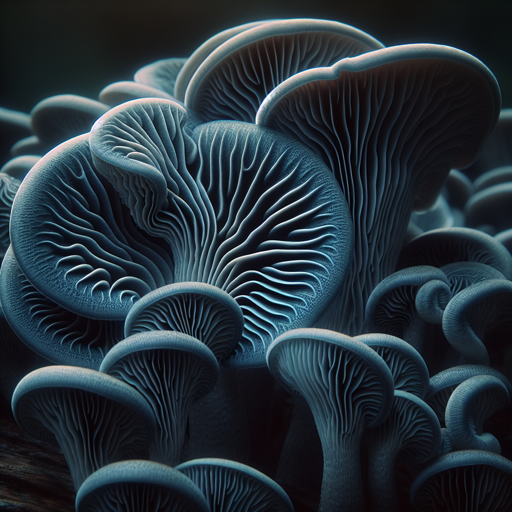 blue goba mushrooms