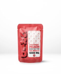 GRID – Strawberry Peach 1000mg THC Gummies