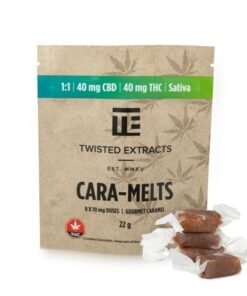 Twisted Extracts Cara-Melts – 1:1 40mg THC + 40mg CBD Sativa