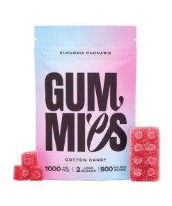 Euphoria Cannabis – Cotton Candy 1000mg THC Gummies