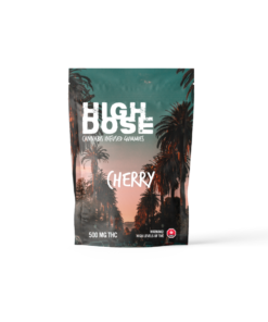 High Dose 500mg THC Gummy – Cherry