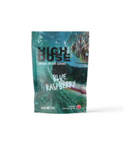 High Dose 1500mg THC Gummy – Blue Raspberry