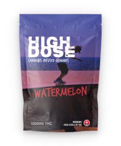 High Dose 1000mg THC Gummy – Watermelon