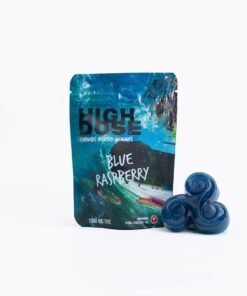 High Dose 1000mg THC Gummy – Blue Raspberry