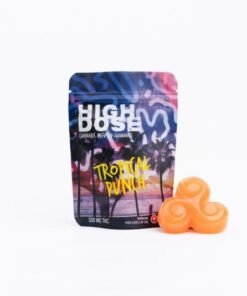 High Dose 500mg THC Gummy – Tropical Punch