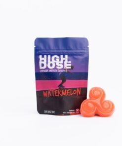 High Dose 500mg THC Gummy – Watermelon