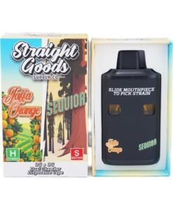 Straight Goods Supply Co. 6 Gram Dual Chamber Disposable Vapes – Jaffa Orange + Sequioa THC Distillate