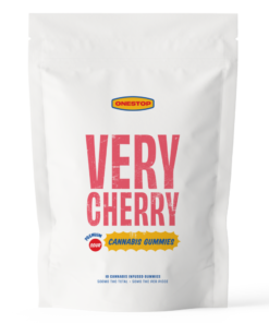 OneStop – Sour Very Cherry 500mg THC Gummies