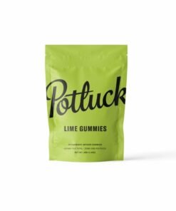 Potluck Edibles 200mg CBD Gummies – Lime