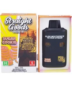 Straight Goods Supply Co. 6 Gram Dual Chamber Disposable Vapes – Sugar Cookie + Thai Stick THC Distillate