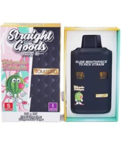 Straight Goods Supply Co. 6 Gram Dual Chamber Disposable Vapes – Watermelon Bubblegum + Tom Ford THC Distillate