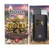 Burn 3mL Disposable Vapes – Acapulco Gold THC Distillate