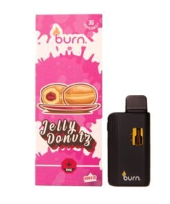 Burn 3mL Disposable Vapes – Jelly Donut THC Distillate