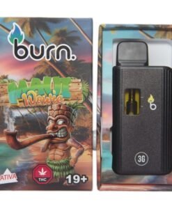 Burn 3mL Disposable Vapes – Maui Wowie THC Distillate