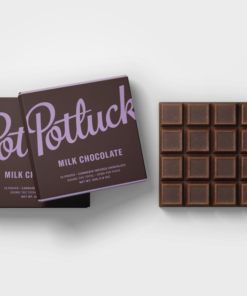 Potluck Edibles 300mg THC Chocolate – Milk Chocolate