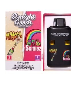 Straight Goods Supply Co. 6 Gram Dual Chamber Disposable Vapes – Mimosa + Skittlez THC Distillate