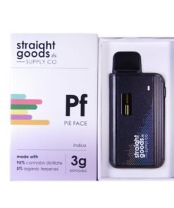 Straight Goods Supply Co. 3 Gram Disposable Vapes – Pie Face THC Distillate