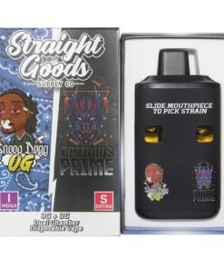 Straight Goods Supply Co. 6 Gram Dual Chamber Disposable Vapes – Snoop Dogg OG + Optimus Prime THC Distillate