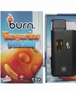 Burn 3mL Disposable Vapes – Tangerine Dream THC Distillate